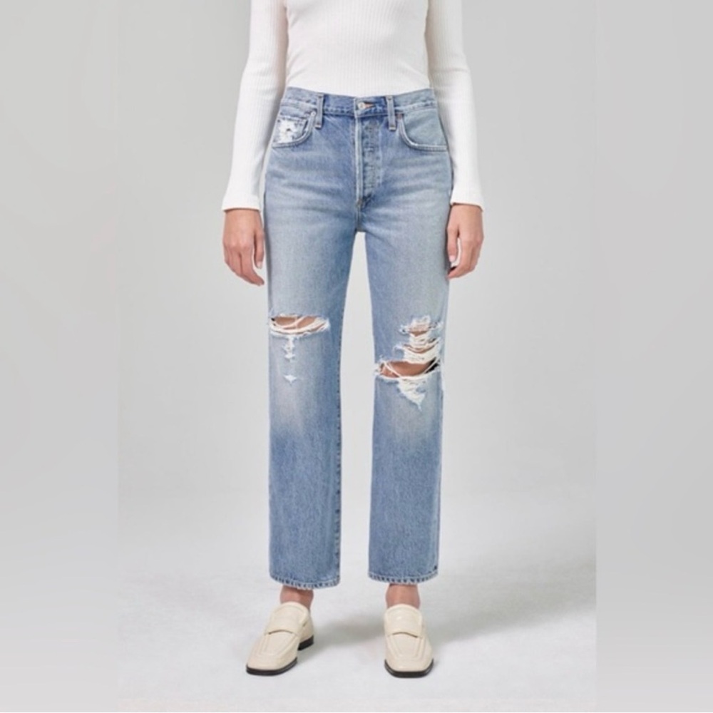 Citizens of‎ Humanity Emery Crop Distressed Jeans 26